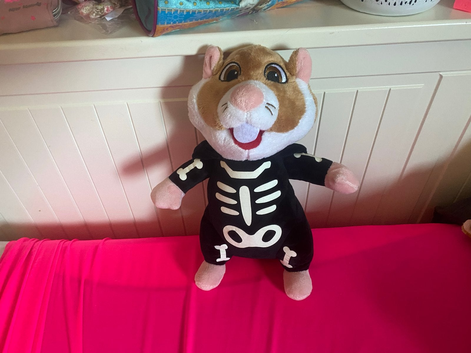 Ah hamster in skelet pak halloween editie 2022, Ophalen, Overige merken, Overige karakters, Hamster