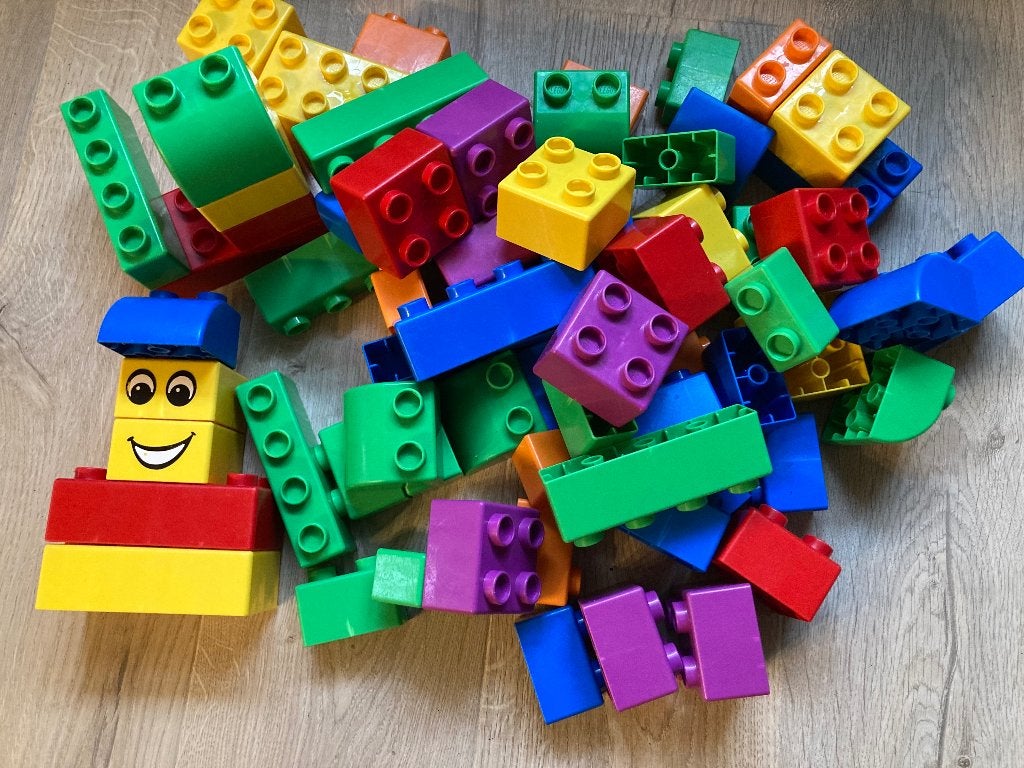 Grote QuatroLego blokken, Ophalen of Verzenden, Zo goed als nieuw, Losse stenen, Lego