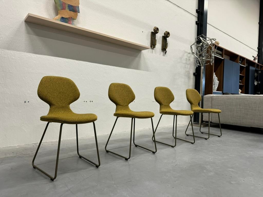 4 Nieuw Pode Chiba Padded eetkamerstoel Charm design stoel, Nieuw, Vier, Stof, Pode