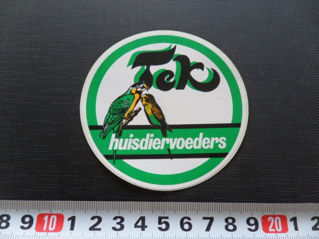 sticker TEK Huisdiervoeders, Ophalen, Zo goed als nieuw