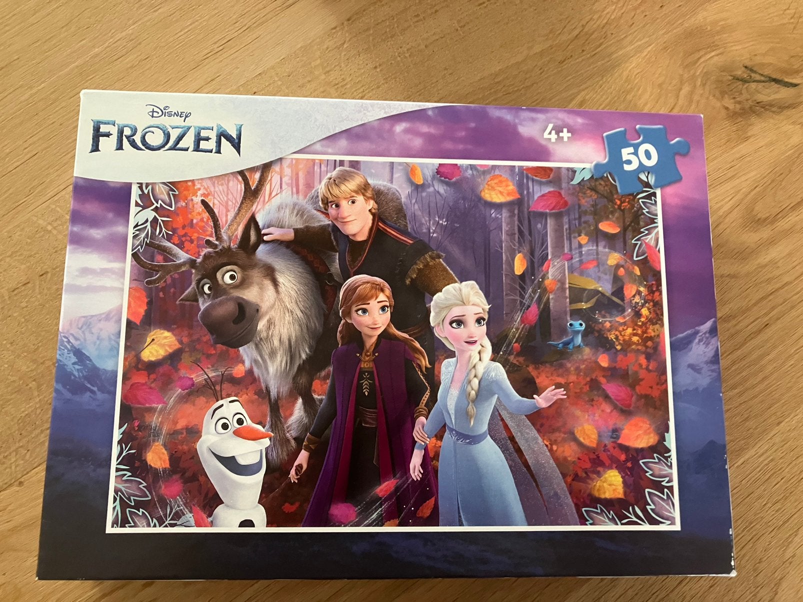 Frozen puzzel - 50 stukjes, Ophalen, 10 tot 50 stukjes, Zo goed als nieuw, 4 tot 6 jaar