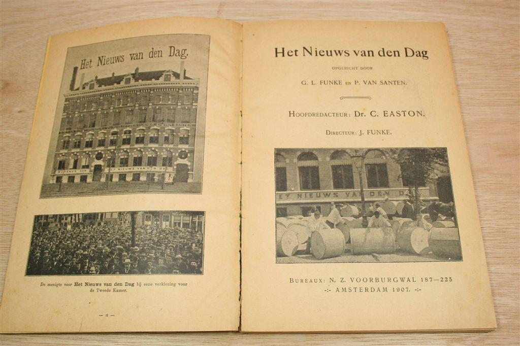 Het Nieuws van den Dag 1907 — Amsterdamse Stadsgezichten, Ophalen of Verzenden