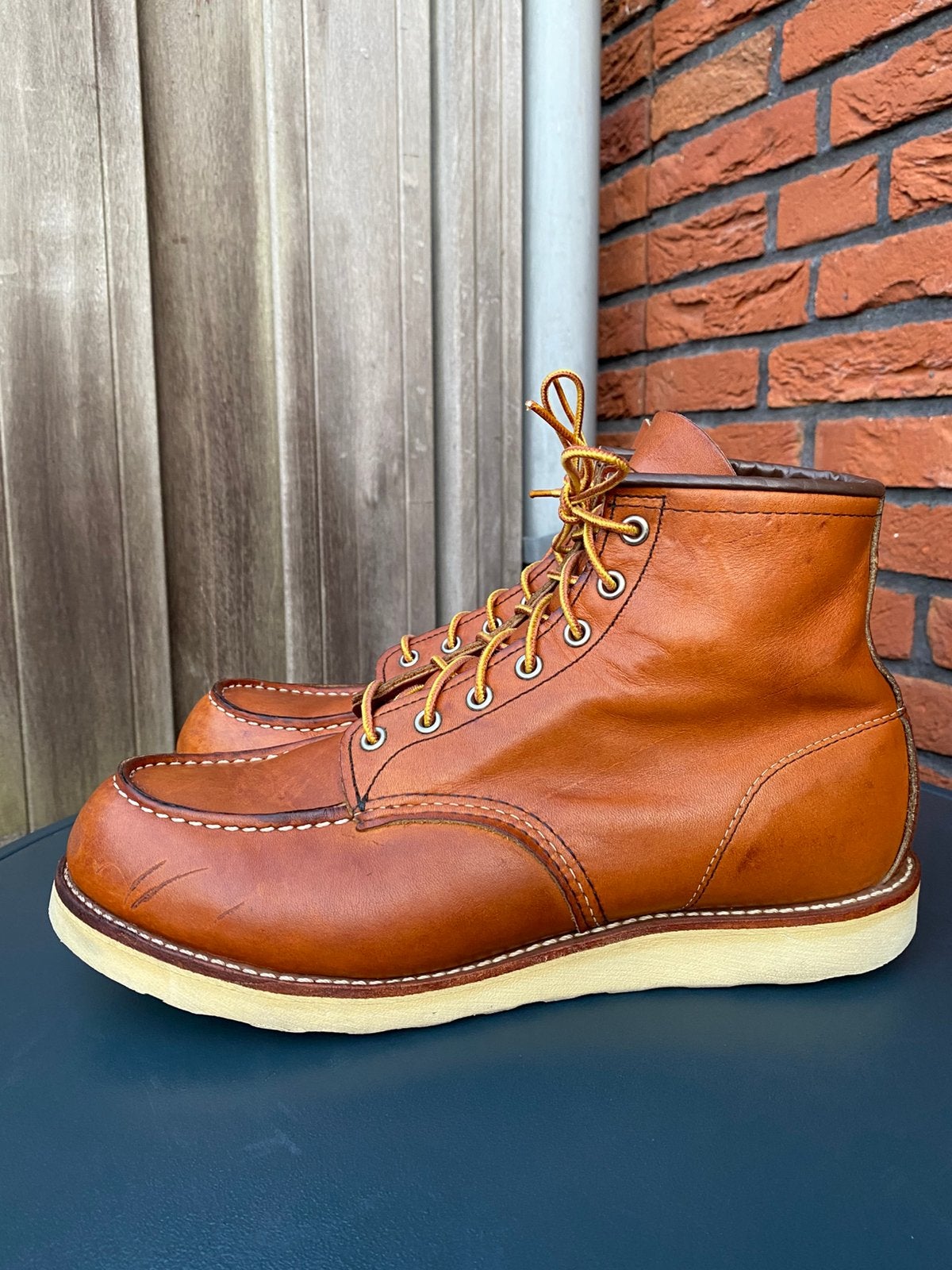 Red Wing 875 Moc toe Oro-Legacy US11D/EU44,5, Kleding | Heren, Schoenen, Bruin, Boots, Ophalen of Verzenden, Gedragen
