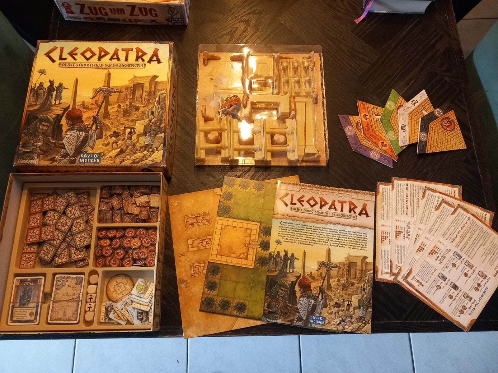 Cleopatra: Het Genootschap van de Architecten Bordspel, Hobby en Vrije tijd, Info@daysofwonder.com, Days of Wonder, Ophalen of Verzenden
