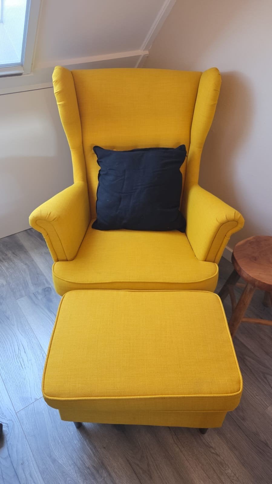 Ikea stoel strandmon, Huis en Inrichting, Fauteuils, Ophalen, Zo goed als nieuw