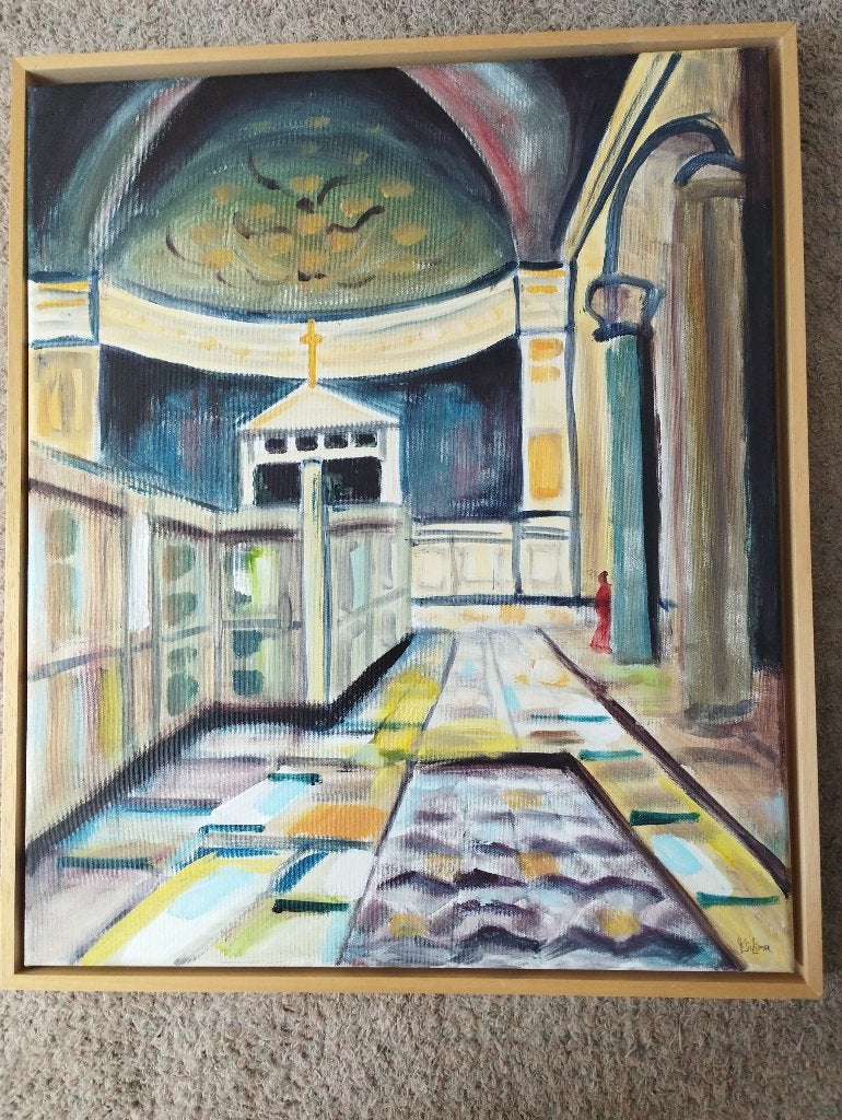 Schilderij van Eddy sikma Leeuwarden 1957, Ophalen of Verzenden