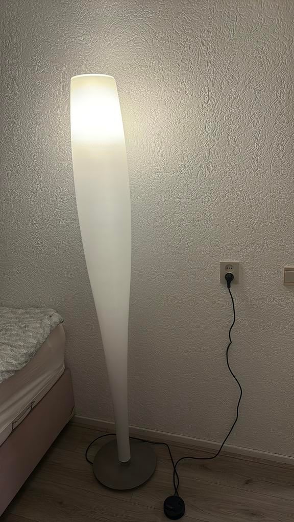 Av Mazzega Murano glazen vloerlamp, Huis en Inrichting, Lampen | Vloerlampen, Ophalen of Verzenden, Zo goed als nieuw, 150 tot 200 cm