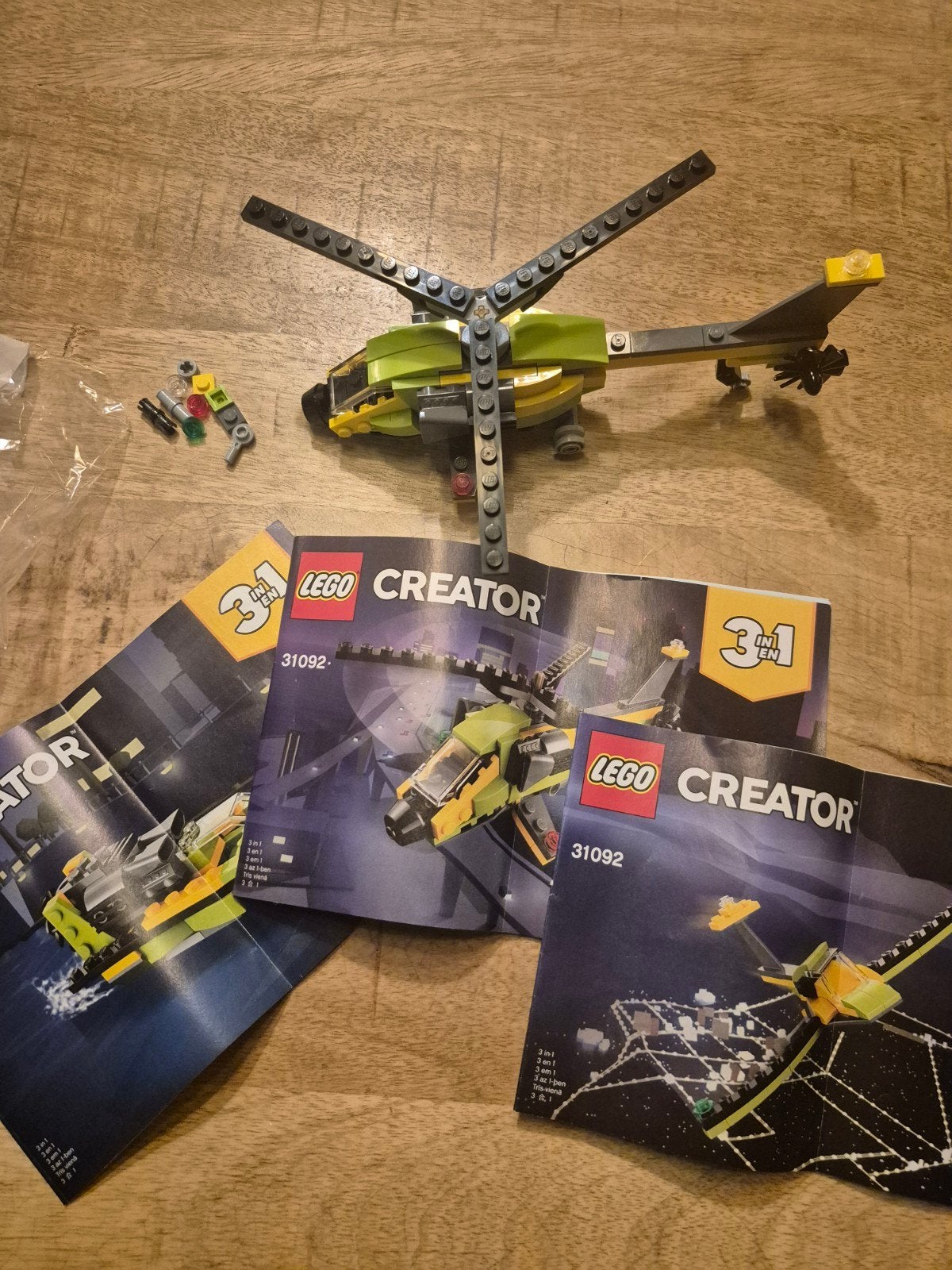 LEGO Creator 31092 Helikopter Avontuur 3-in-1, Gebruikt, Lego, Ophalen of Verzenden, Inclusief instructies