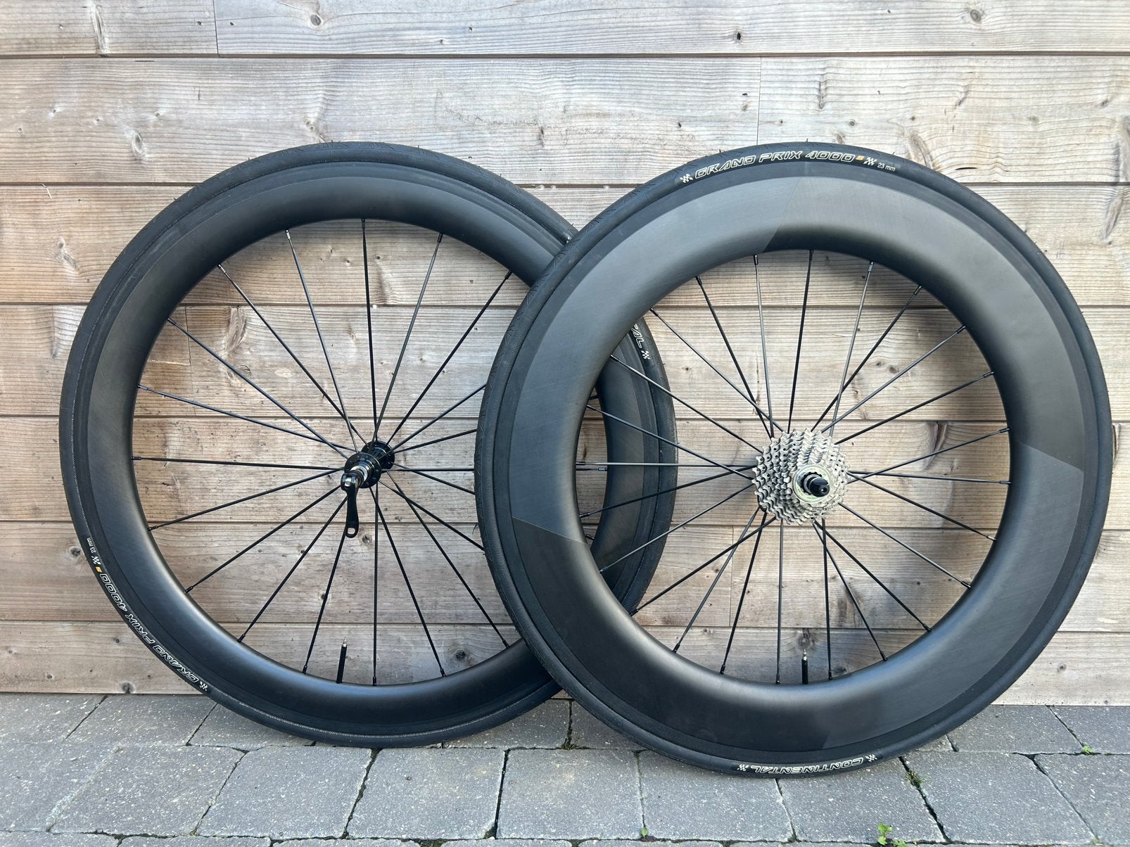 60-88 mm full carbon VISION wielset in nieuwe staat!, Fietsen en Brommers, Fietsonderdelen, Wiel, Ophalen of Verzenden, Zo goed als nieuw
