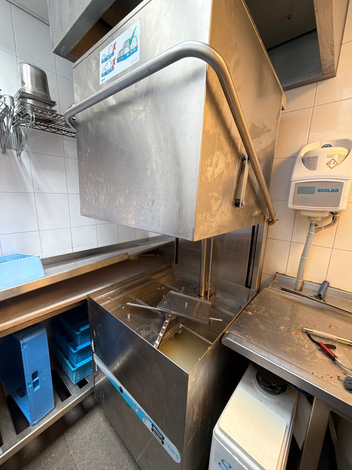 Saro Horeca Vaatwasser - Professionele Vaatwasmachine, Gebruikt, 60 cm of meer, 18 tot 22 liter, Ophalen of Verzenden