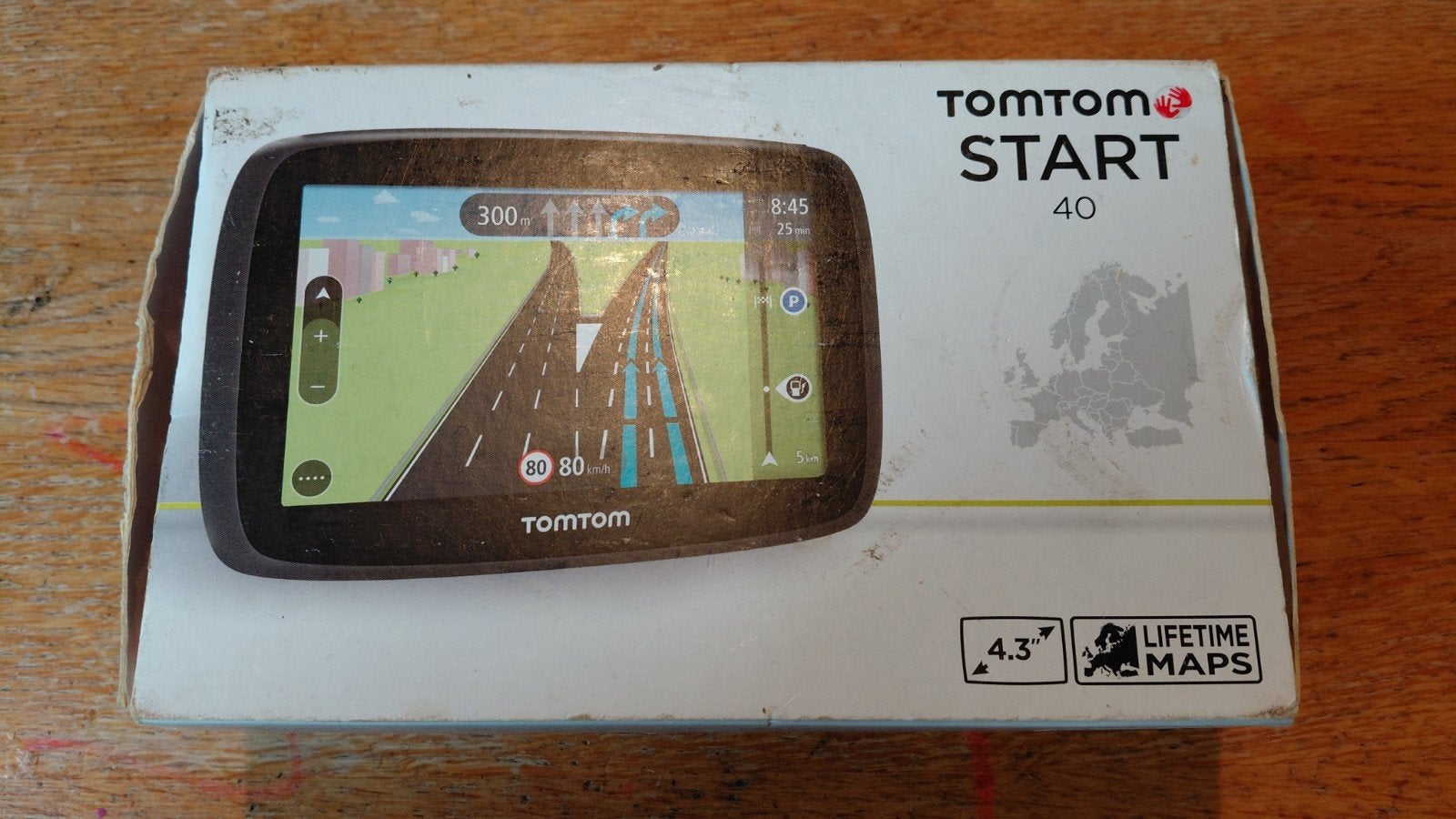 TomTom Start 40 navigatiesysteem incl. kabel. VIntage😉, Auto diversen, Autonavigatie, Ophalen of Verzenden, Gebruikt