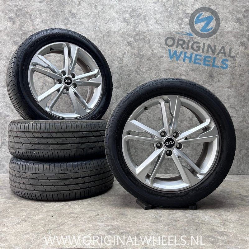 19 inch originele velgen + zomerbanden Audi Q3 83A601025M, Auto-onderdelen, Banden en Velgen, 19 inch, Gebruikt, -, -