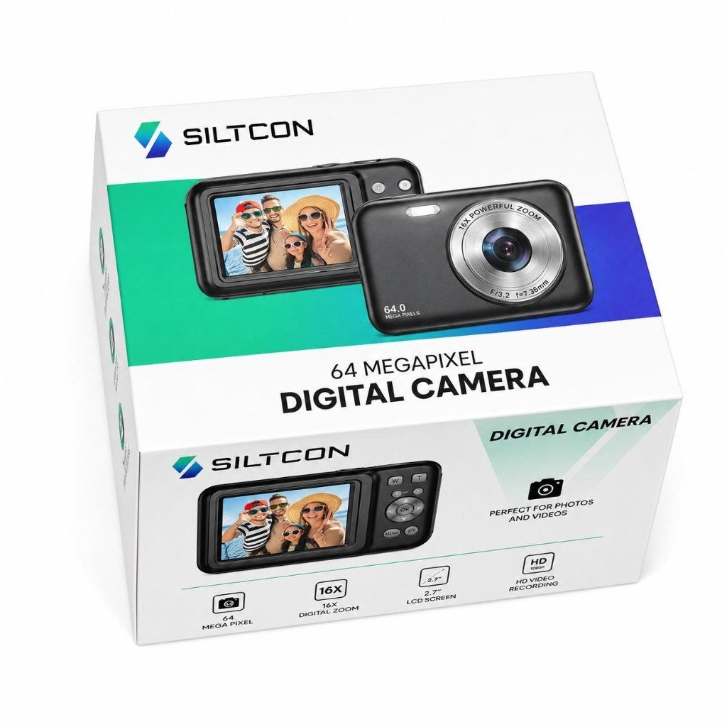 Siltcon Digital Camera 65 MEGAPIXEL | NIEUW, Audio, Tv en Foto, Fotocamera's Digitaal, ,, Nieuw, Ophalen of Verzenden, ,