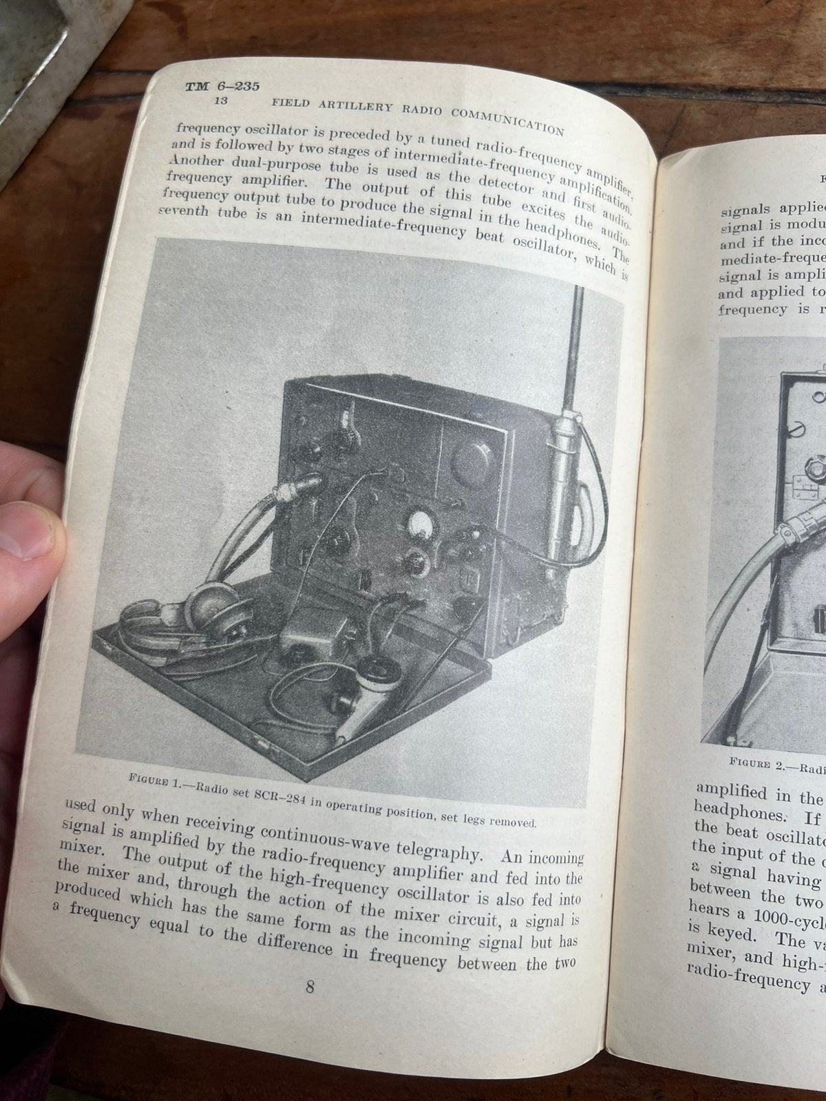 WOII Field Artillerie Radio equipment communicatie signal 42, Verzamelen, Amerika, Verzenden, Boek of Tijdschrift