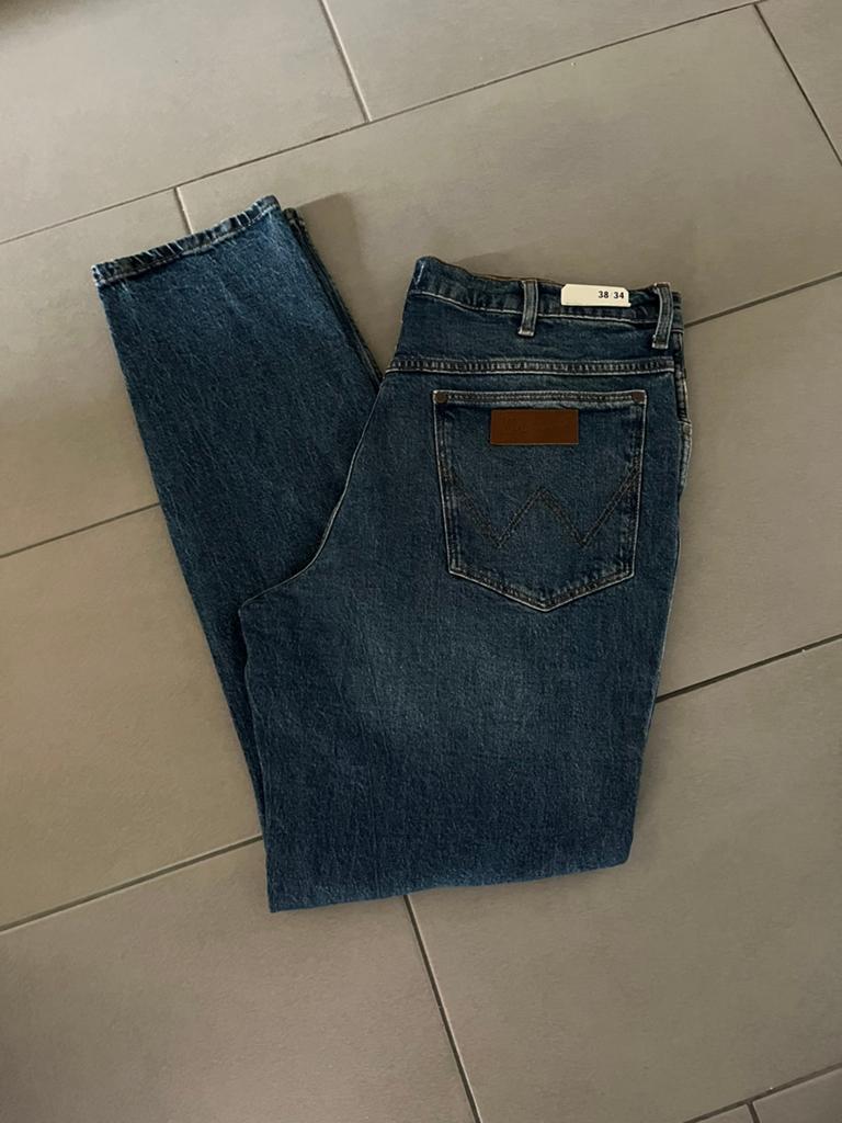 Wrangler spijkerbroek, Ophalen of Verzenden, Nieuw, Blauw, Overige jeansmaten