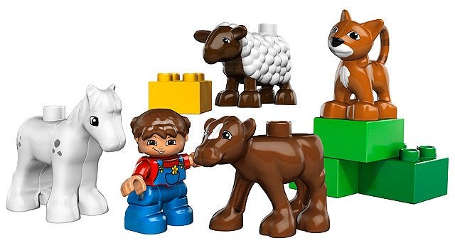 Duplo 5646 Boerderijdieren en verzorgster, Kinderen en Baby's, Speelgoed | Duplo en Lego, Gebruikt, Ophalen of Verzenden, Duplo
