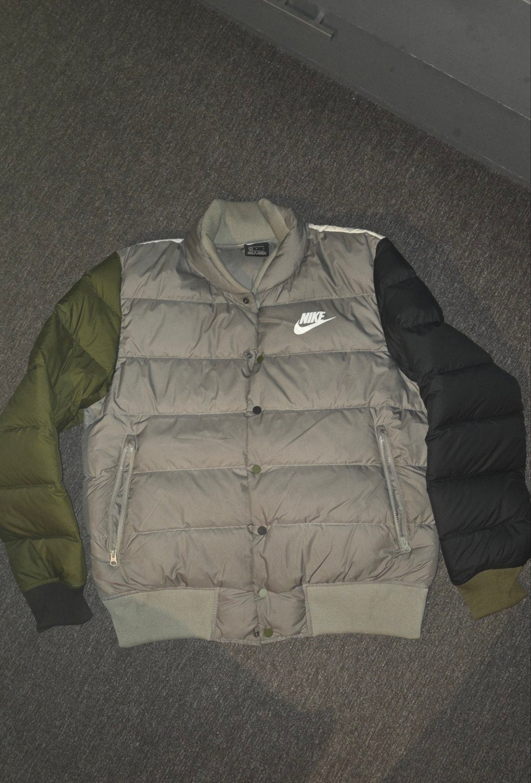 Nike bomber puffer winterjas L, Kleding | Heren, Jassen | Winter, Ophalen, Zo goed als nieuw, Maat 52/54 (L), Nike