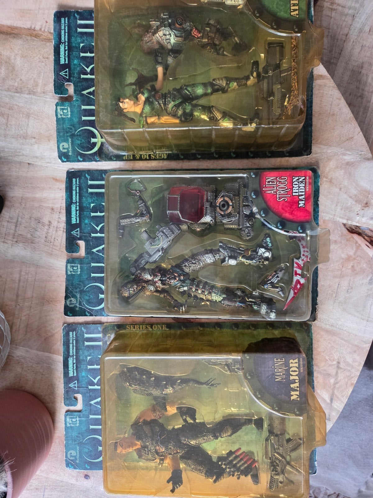 Quake II Actiefiguren - Athena, Iron Maiden, Marine Major, Ophalen of Verzenden, Nieuw