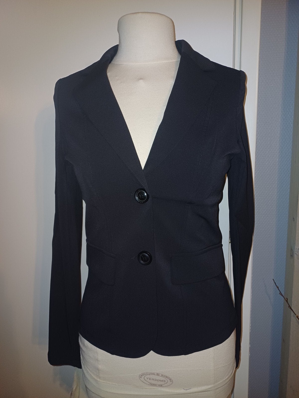 Mi piace travel korte blazer Black - S, M, XL, Zwart, Maat 46/48 (XL) of groter, Onbekend, Nieuw