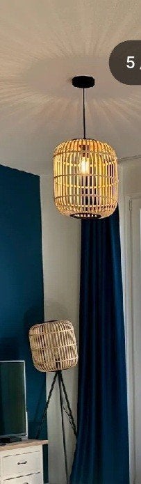 Lamp, Ophalen, Overige materialen, E27 (groot), Zo goed als nieuw