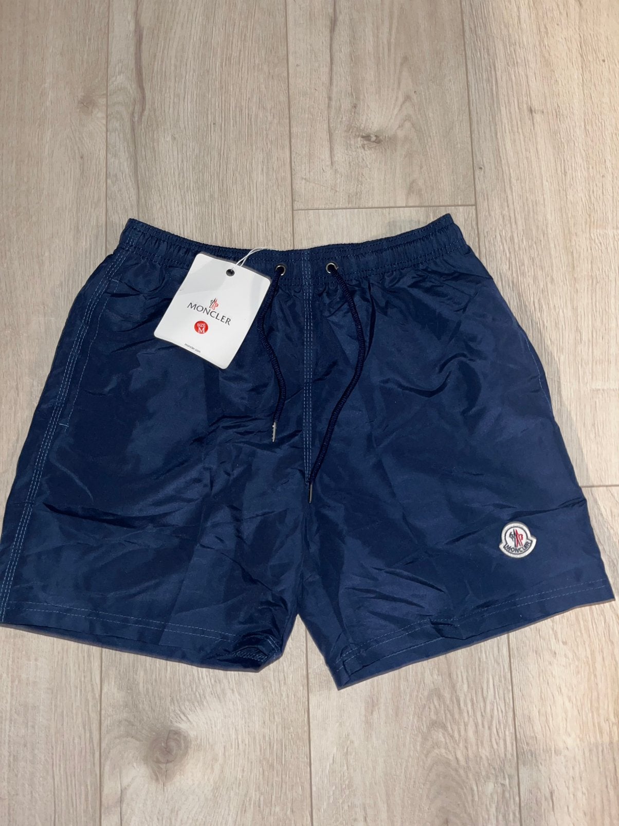 Moncler zwembroek, Kleding | Heren, Badmode en Zwemkleding, Ophalen of Verzenden, Blauw
