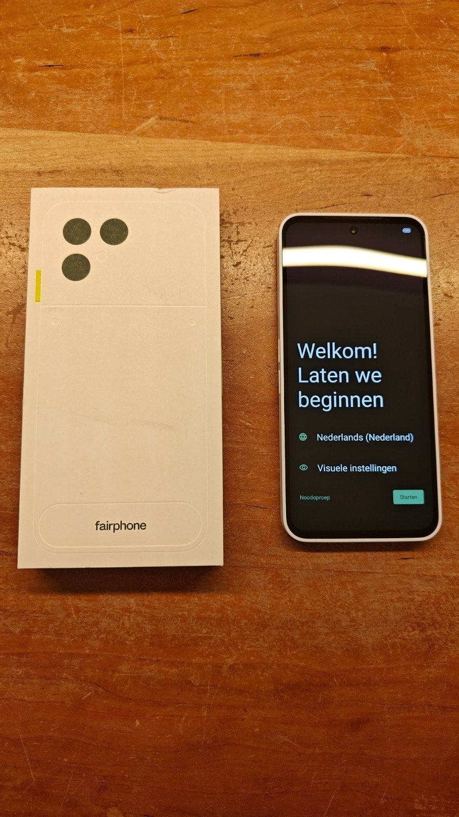 Fairphone 6, 256 GB, wit, in nieuwstaat, Ophalen of Verzenden, Zo goed als nieuw, Overige typen, Overige merken