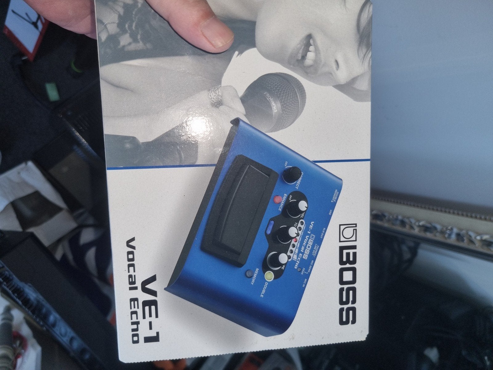 Boss VE-1 Vocal Echo - Zo goed als nieuw, Ophalen, Zo goed als nieuw, Zangmicrofoon