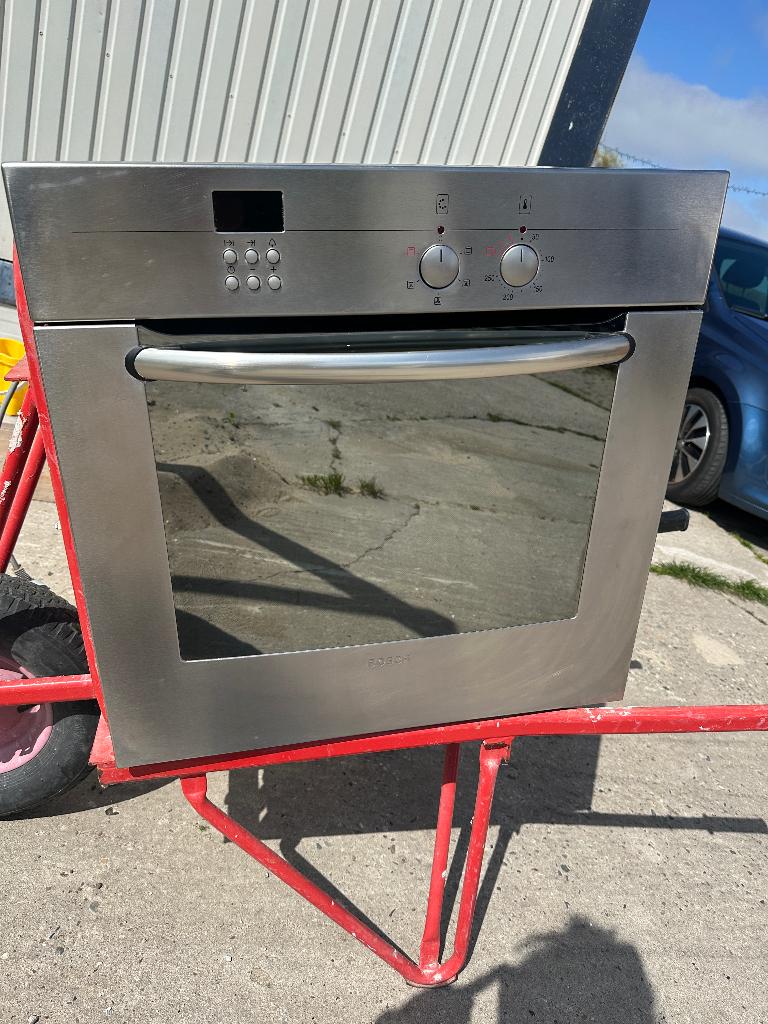 Inbouw oven 60 cm, Ophalen, Gebruikt, Oven, Bosch
