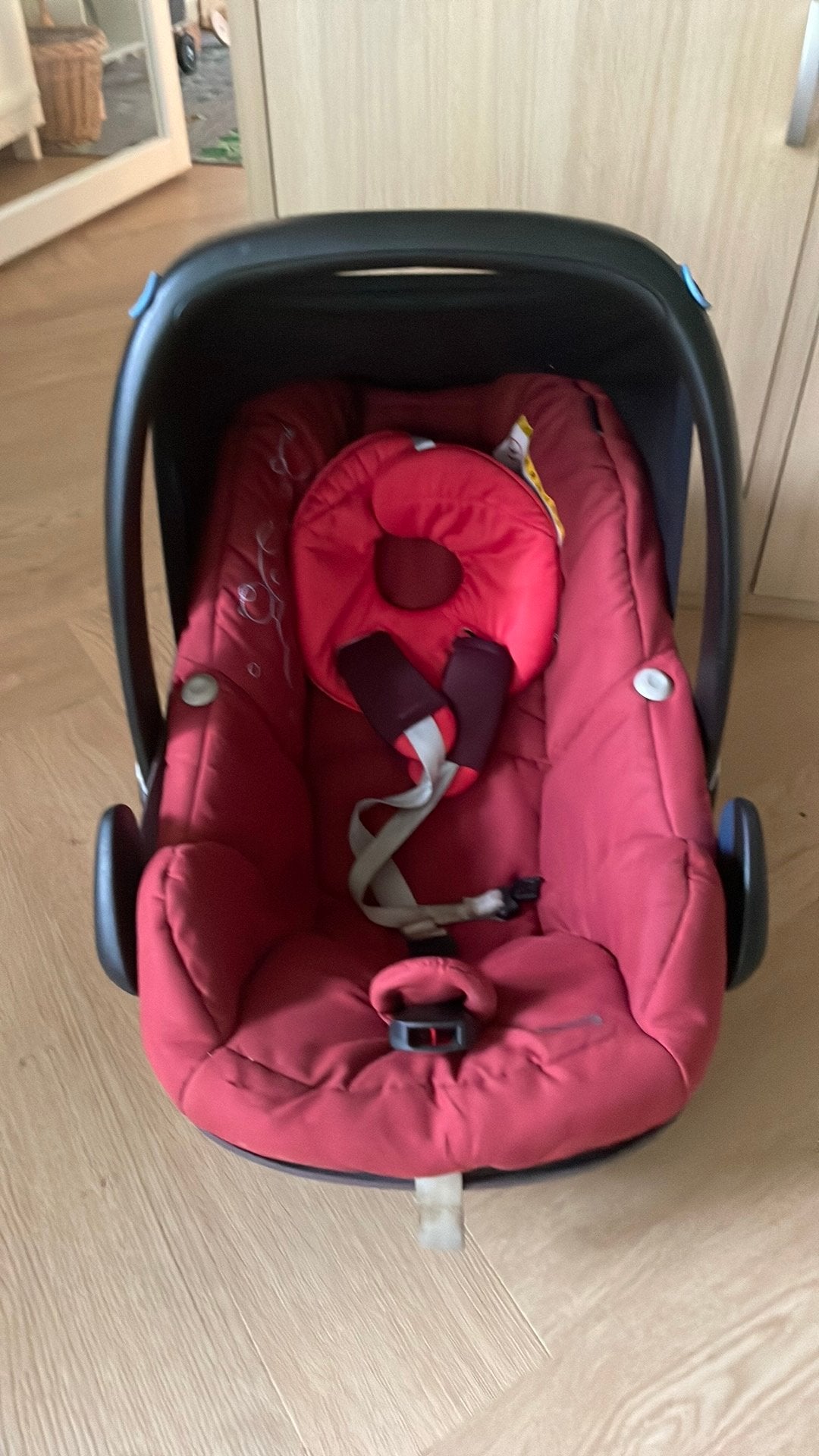 Gratis: maxi cosi, Ophalen, Autogordel, Zo goed als nieuw, 0 t/m 13 kg