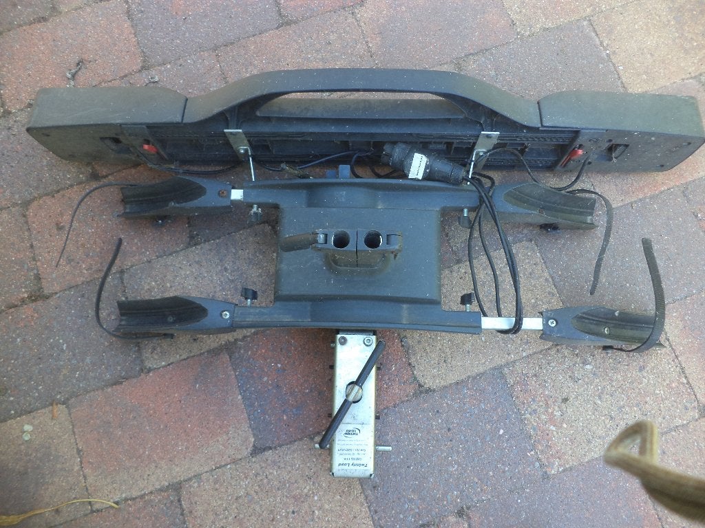Twinny load fietsendrager, Ophalen, Gebruikt, 2 fietsen, Trekhaakdrager