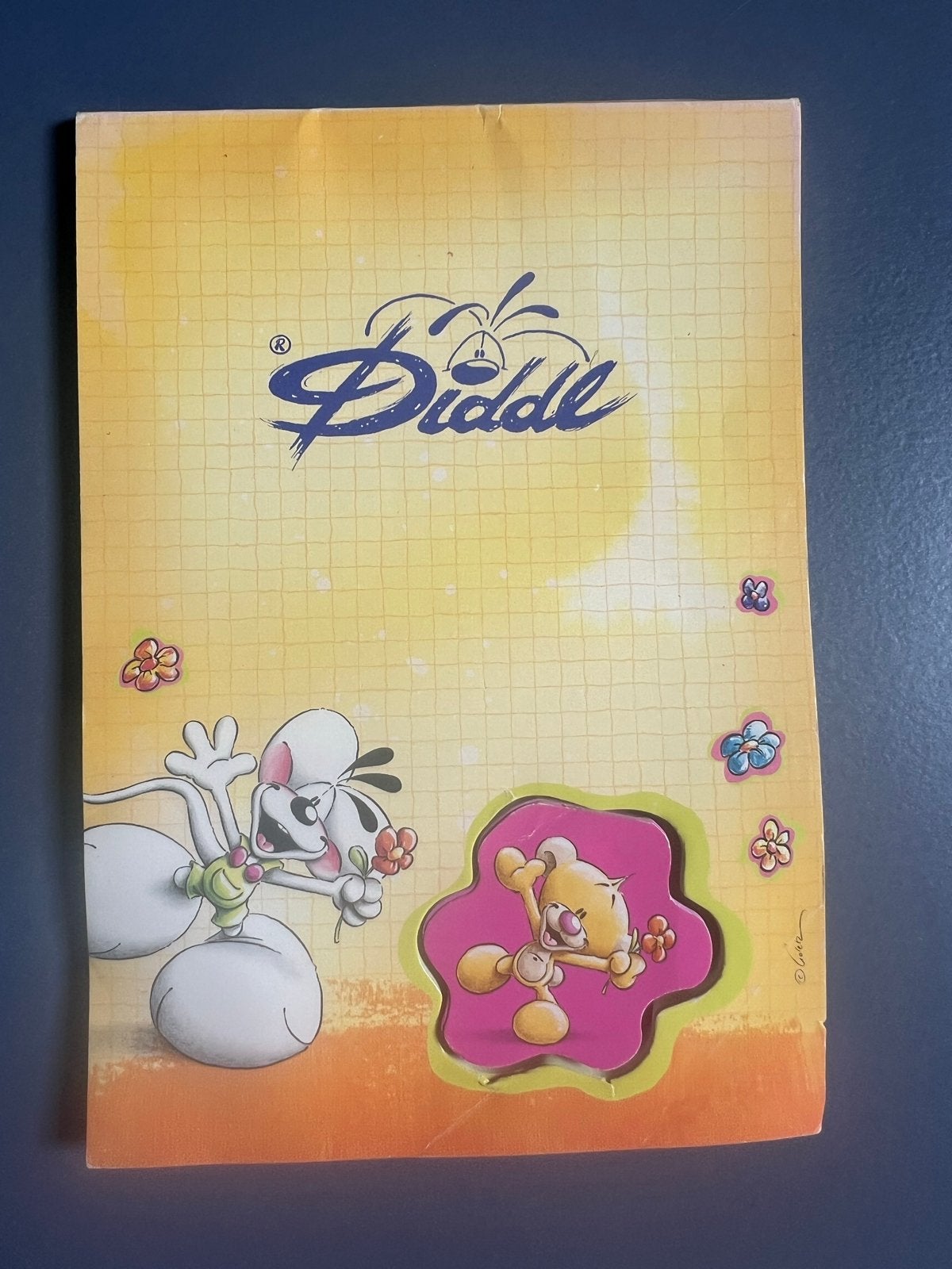 Diddl Dubbel Blok - Compleet met enkele blaadjes eruit, Ophalen of Verzenden, Diddl, Gebruikt, Papier, Kaart of Schrift