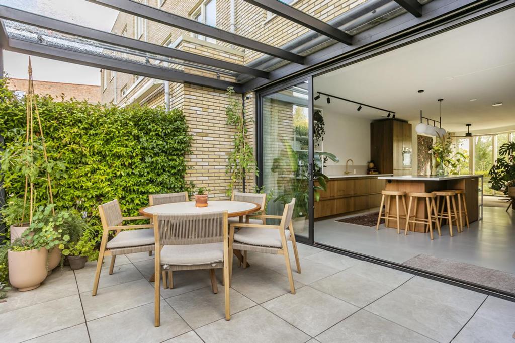 Tuinset (tafel + 5 stoelen), Ophalen, 5 zitplaatsen, Gebruikt, Tuinset