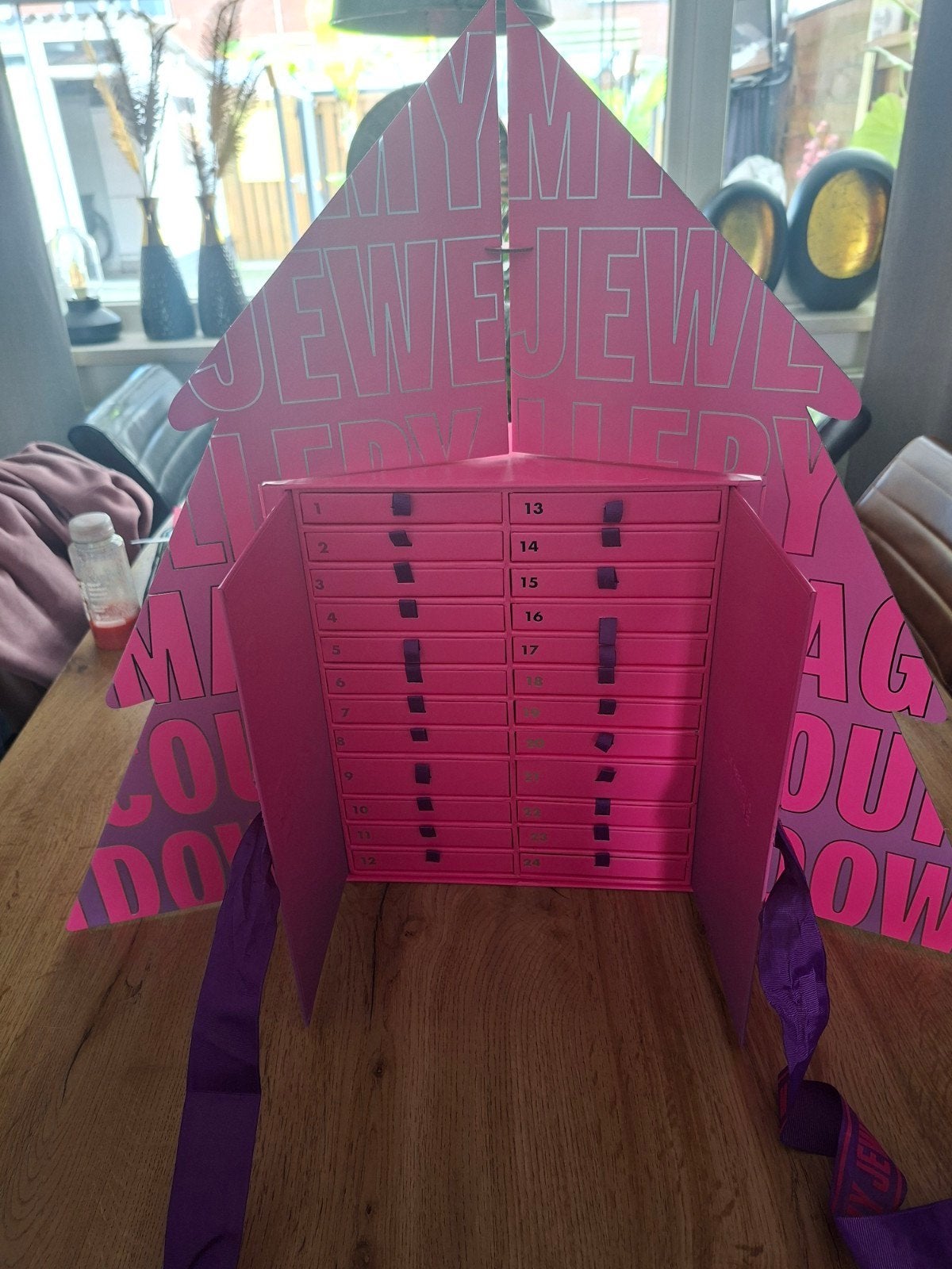 Lege my jewellery advent kalender 24 vakjes, Ophalen of Verzenden