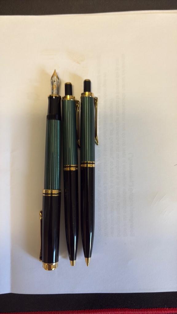 Pelikan M400 vulpen (fine), K400 balpen, D400 vulpotlood, Ophalen of Verzenden, Gebruikt
