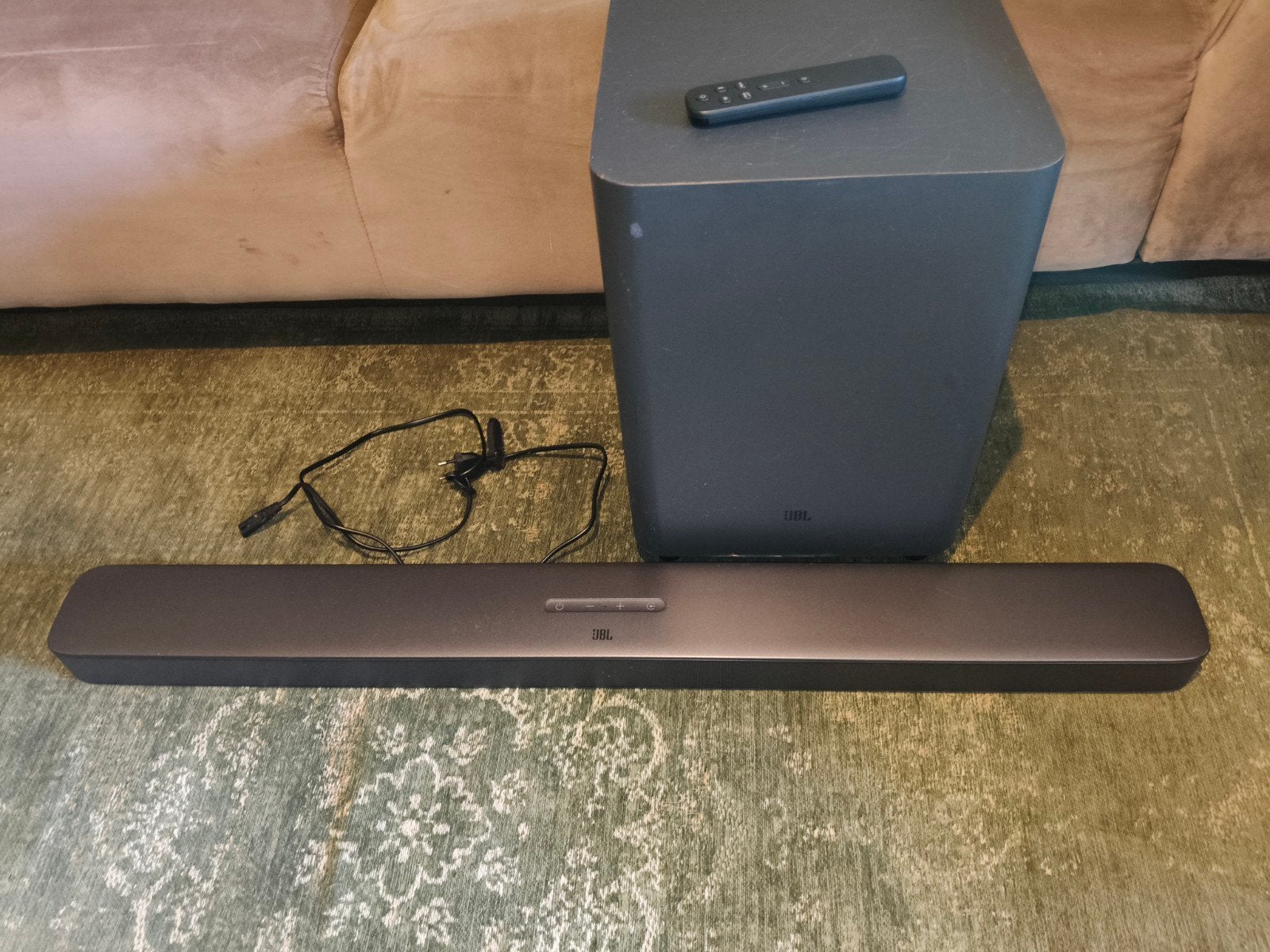 JBL Bar 5.1 Surround Soundbar + Subwoofer, Ophalen of Verzenden, Bluetooth, Gebruikt