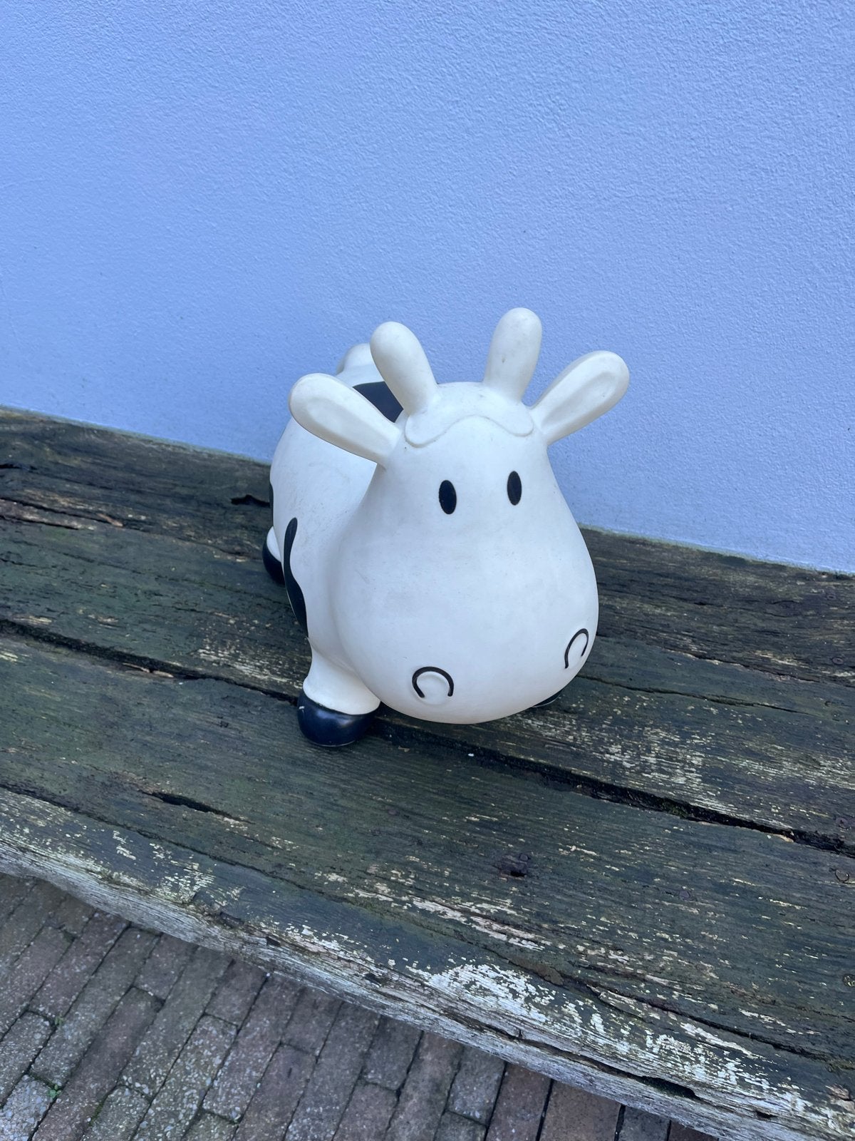 Tryco skippy Opblaasbare Koe Springdier - Wit, Kinderen en Baby's, Ophalen, Gebruikt, Overige typen