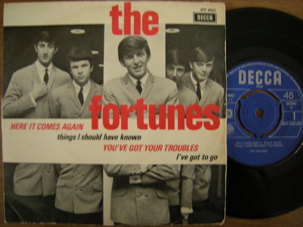 The Fortunes (Here It Comes Again) ep., Cd's en Dvd's, Gebruikt, 7 inch, Ophalen of Verzenden, EP