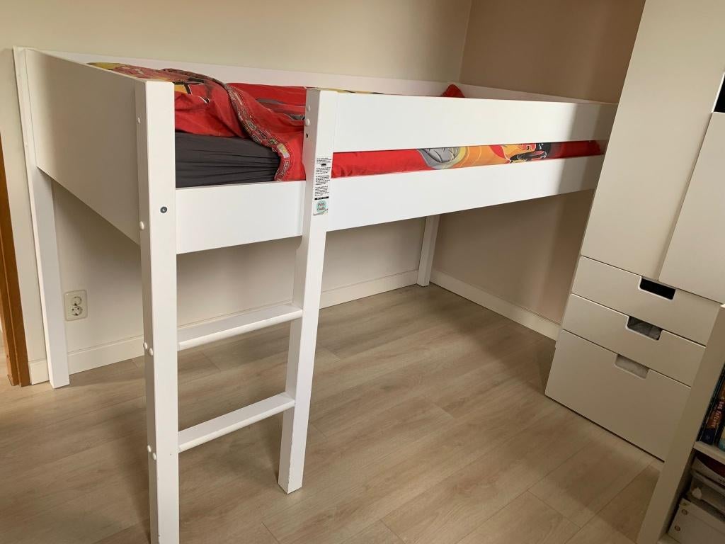 Halfhoogslaper, Kinderen en Baby's, Kinderkamer | Stapelbedden en Hoogslapers, Ophalen, Gebruikt, Hoogslaper