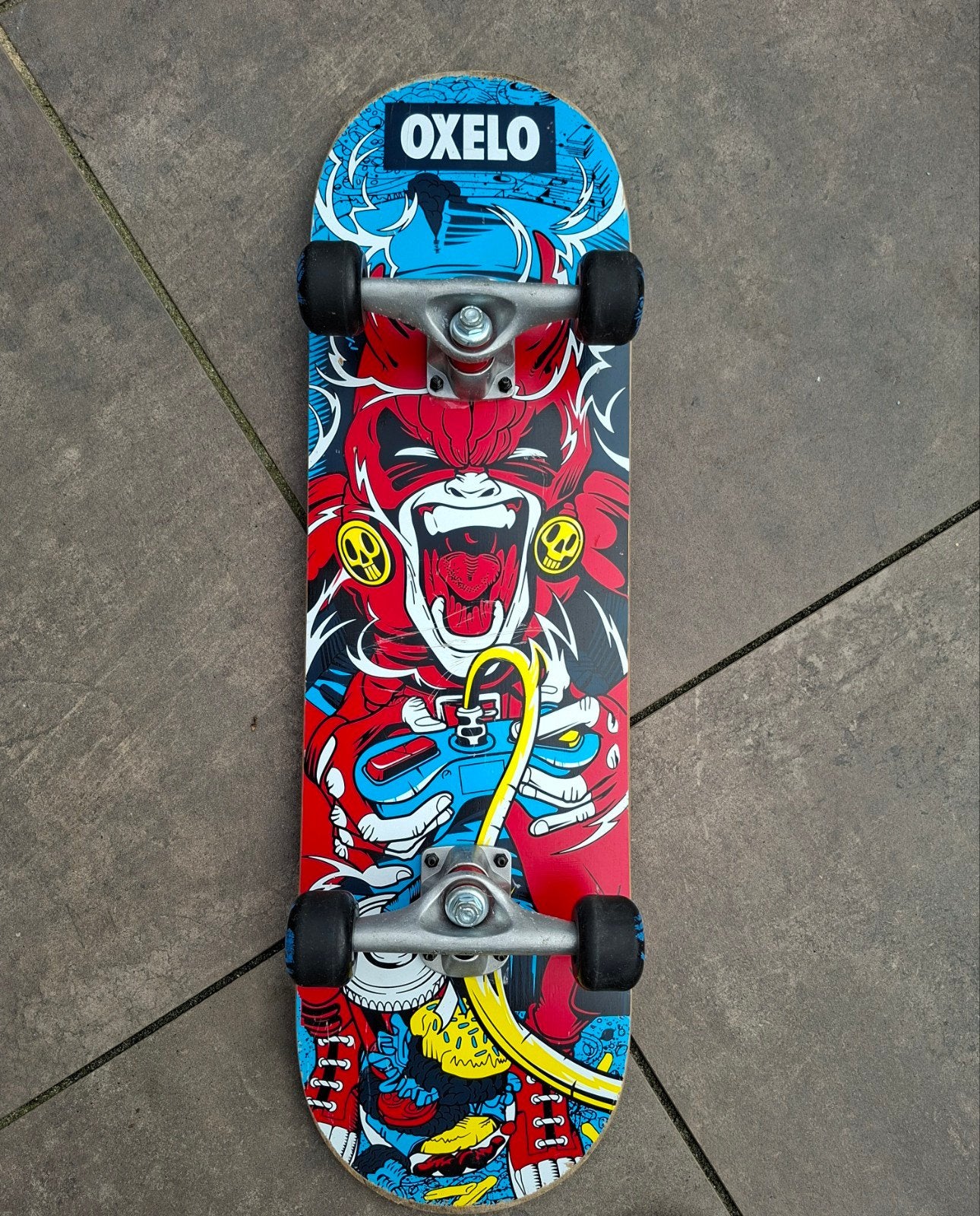 Oxelo Skateboard - Goede kwaliteit, weinig gebruikt, Ophalen, Zo goed als nieuw, Skateboard