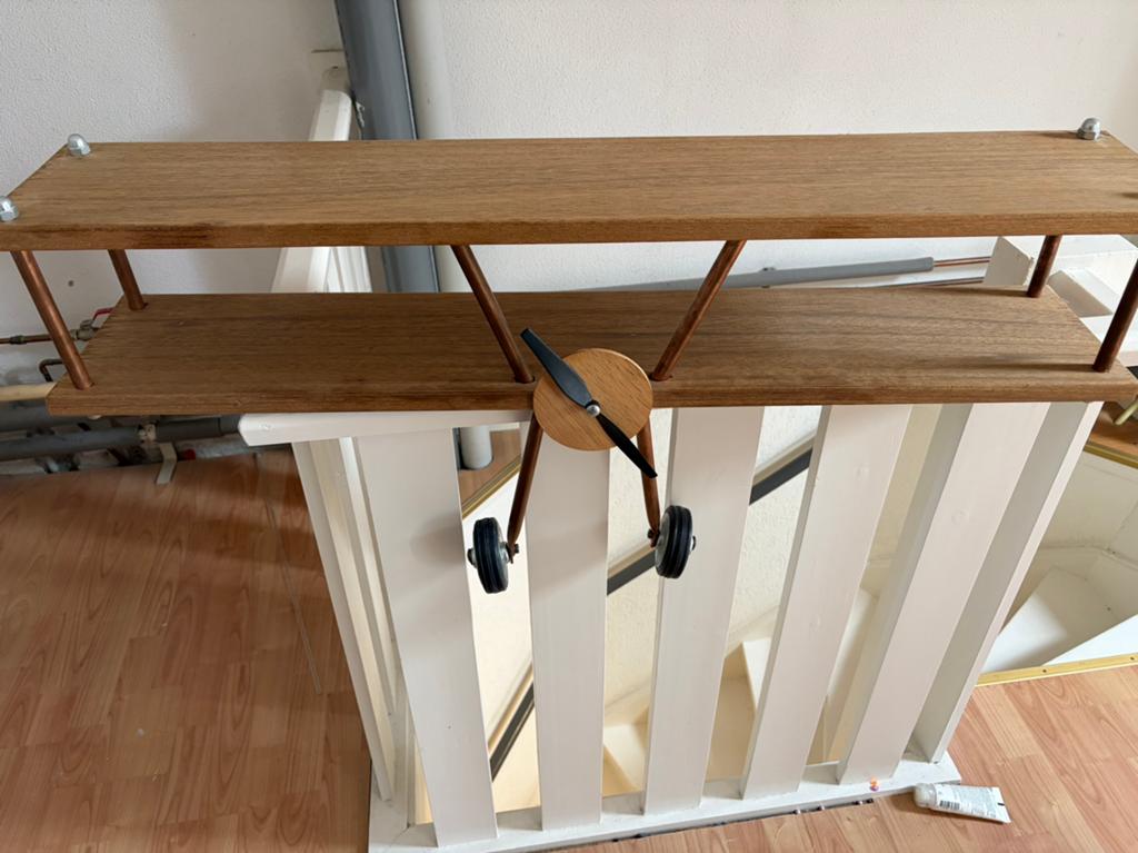 Decoratief plankje vliegtuig, Kinderen en Baby's, Kinderkamer | Inrichting en Decoratie, Ophalen, Zo goed als nieuw, Wanddecoratie