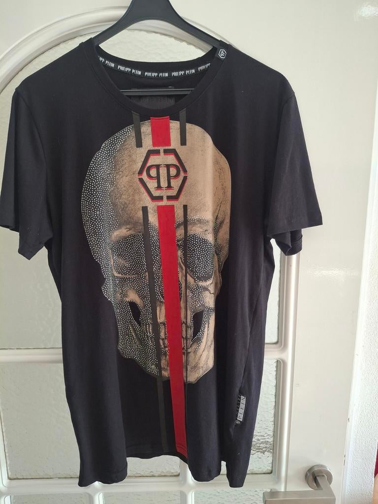 Philipp Plein T-shirt, Maat 52/54 (L), Zwart, Ophalen of Verzenden, Zo goed als nieuw