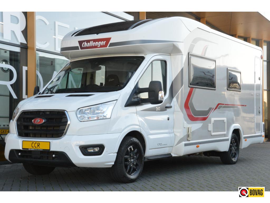Challenger Graphite VIP 260 170 pk Automaat, Caravans en Kamperen, Campers, Ford, Bedrijf, Diesel, Challenger