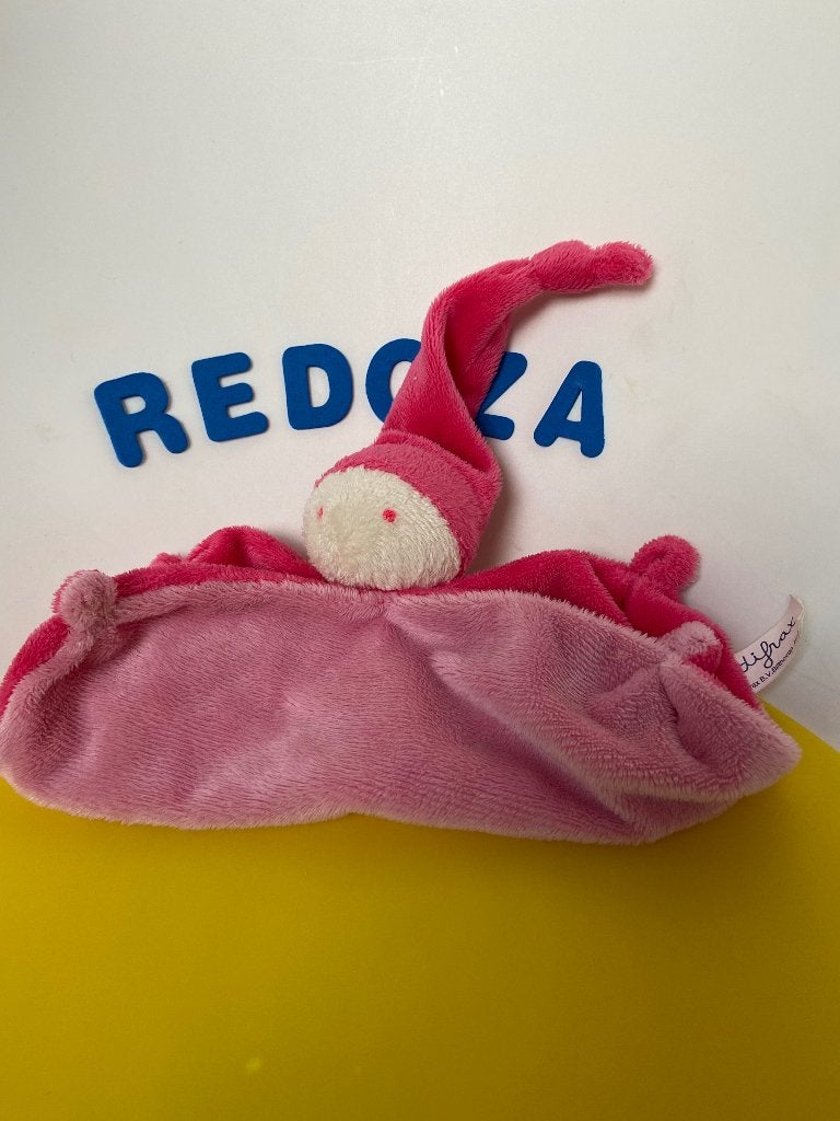 K4545 difrax pop popje roze klein formaat, Ophalen of Verzenden, Zo goed als nieuw, Overige typen