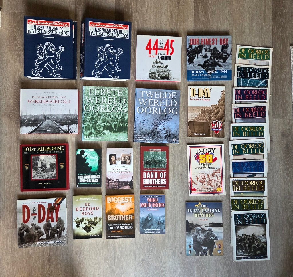 Oorlogsboeken (WOI en WOII), Diverse auteurs, Zo goed als nieuw, Overige onderwerpen, Ophalen