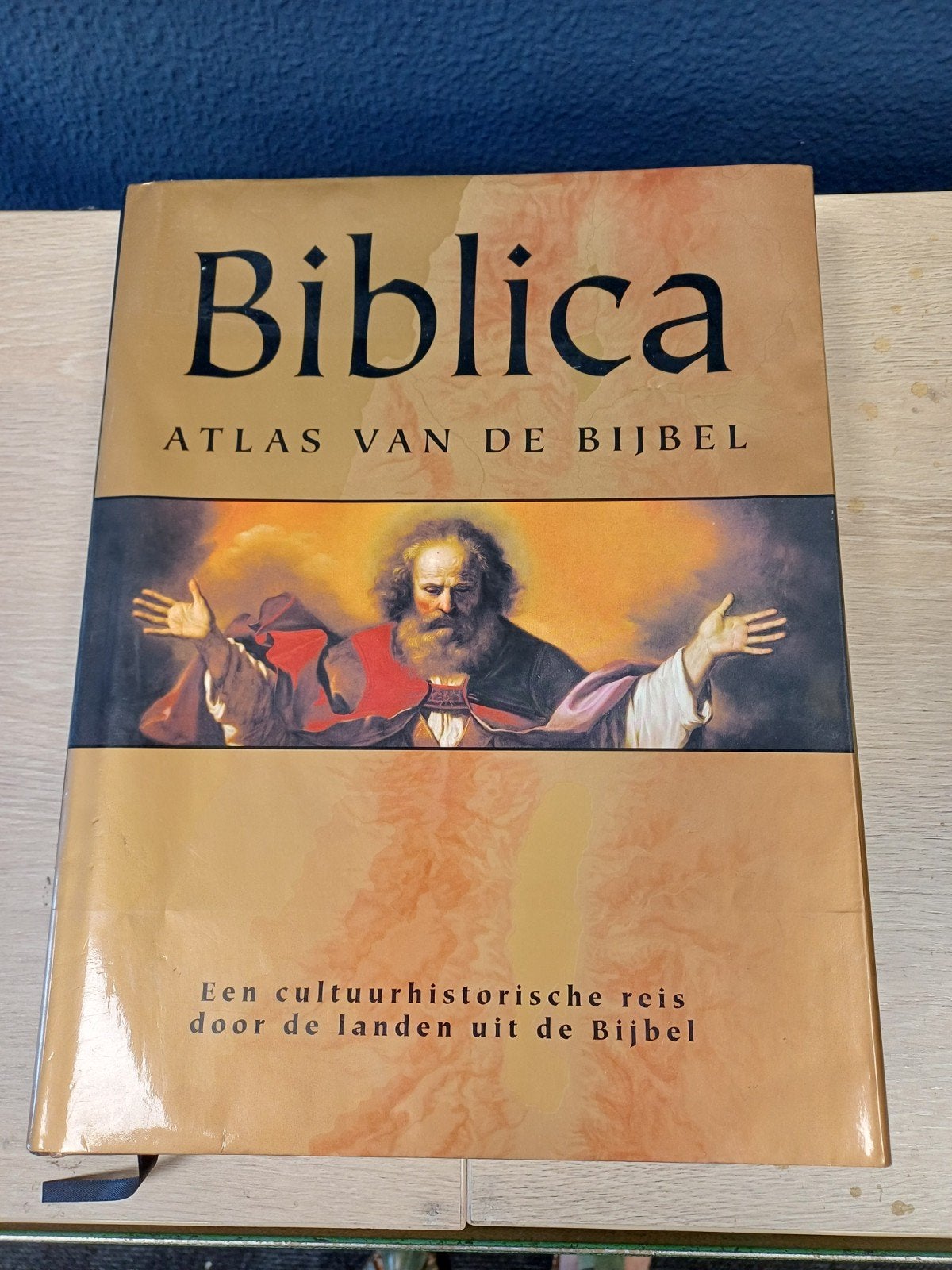 Biblica: Atlas van de Bijbel - Cultuurhistorische Reis, Ophalen of Verzenden, Zo goed als nieuw
