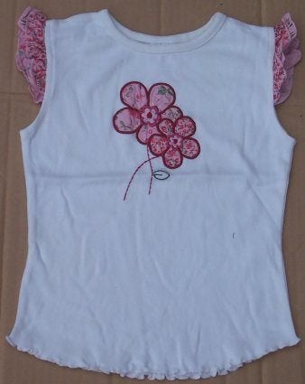 Wit/roze shirt Kute maat 92 *NIEUW* (3611) a, Ophalen of Verzenden, Nieuw, Meisje, Shirt of Longsleeve