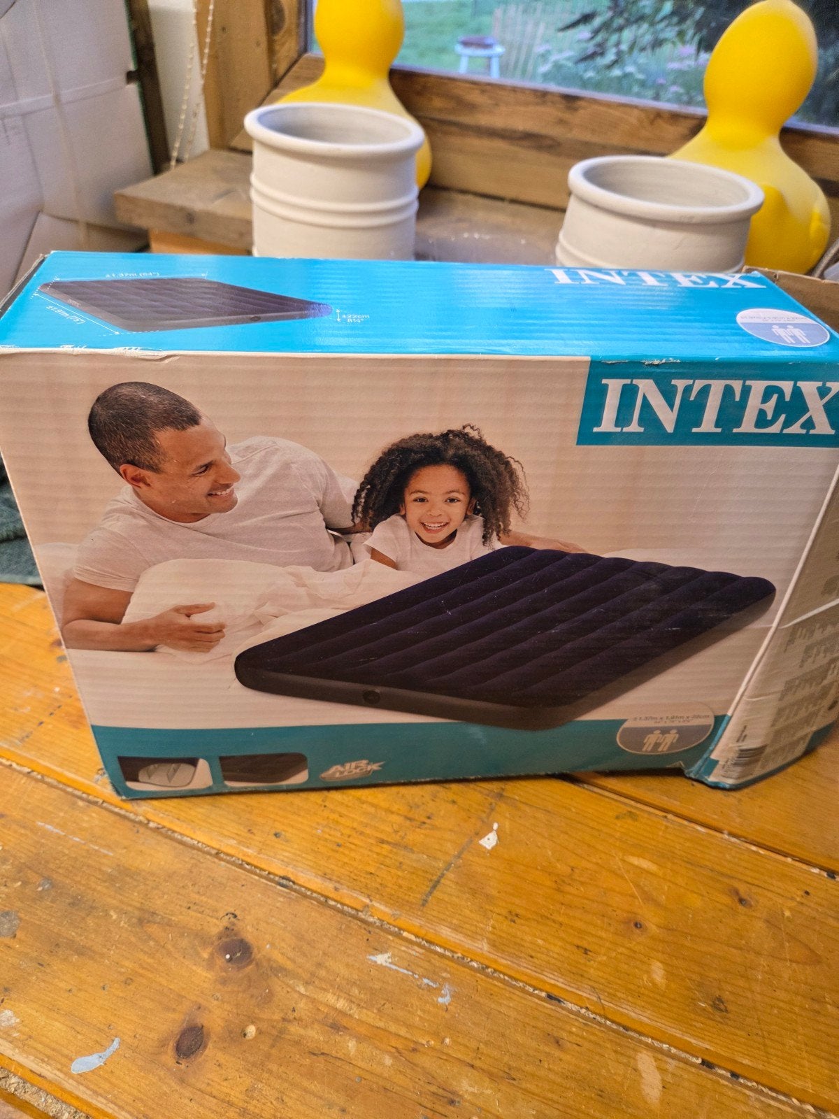 Intex 2 pers. Luchtbed - Comfortabel en Duurzaam, Ophalen