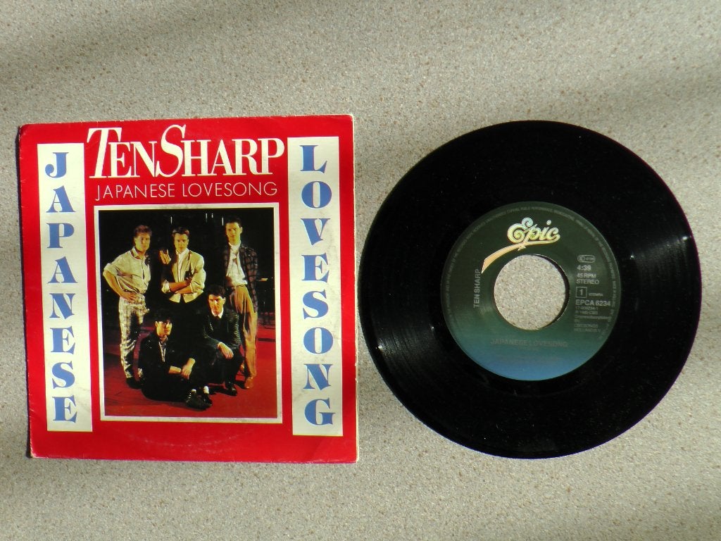 Ten Sharp - Japanese lovesong VINYL SINGLE, Gebruikt, 7 inch, Pop, Fotohoes