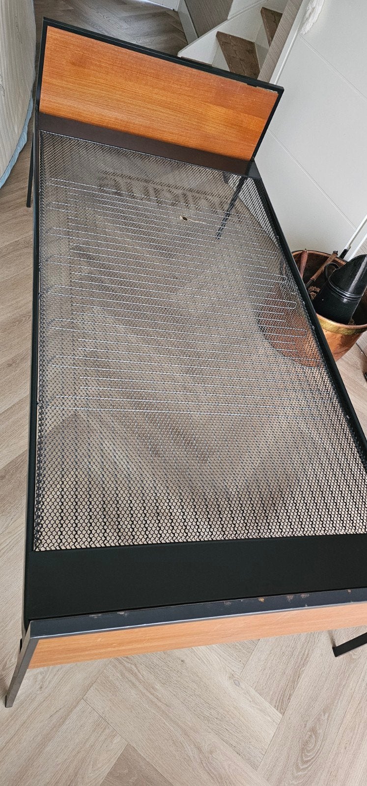 Auping bed 90x200 cm met hoofdbord en voetbord, Huis en Inrichting, Ophalen