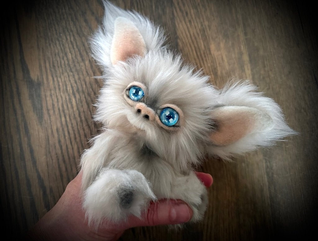 Monster Teddybeer teddy beer handgemaakt beweegbaar pop doll, Verzenden, Nieuw, Stoffen beer, Overige merken